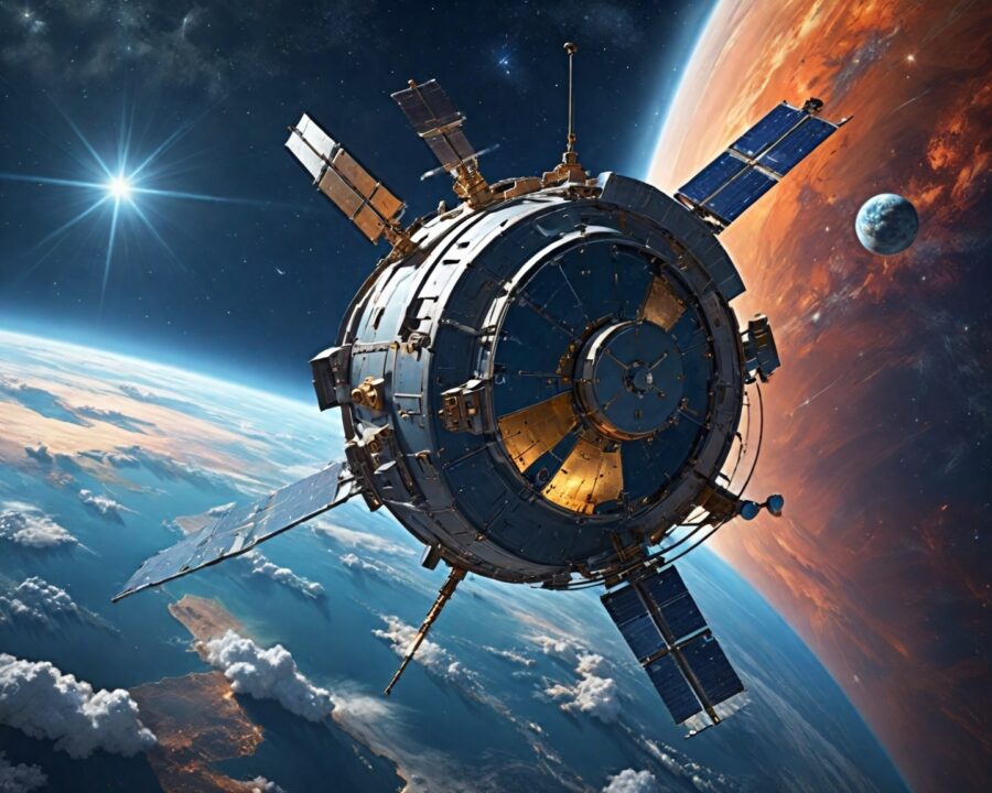 How artificial satellites stay in orbit explained