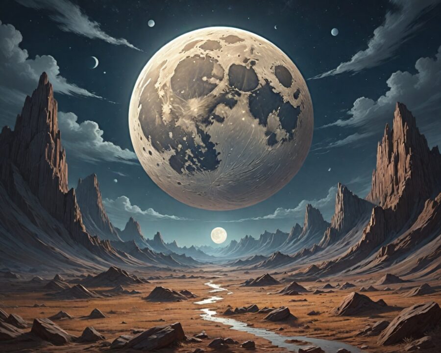 how the moon formed and what it’s made of explained